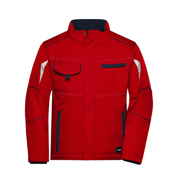 Giacca Workwear Softshell Padded - Color rosso / XS - personalizzabile con logo