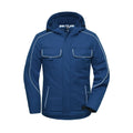 Giacca Workwear Softshell Padded - Solid blu / XS - personalizzabile con logo