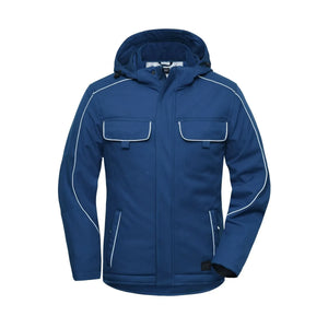 Giacca Workwear Softshell Padded - Solid blu / XS - personalizzabile con logo