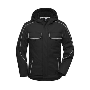 Giacca Workwear Softshell Padded - Solid nero / XS - personalizzabile con logo