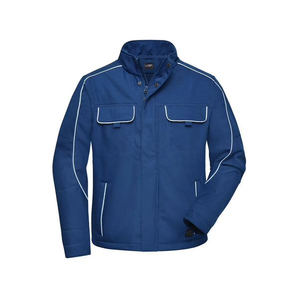 Giacca Workwear Softshell - Solid blu / XS - personalizzabile con logo