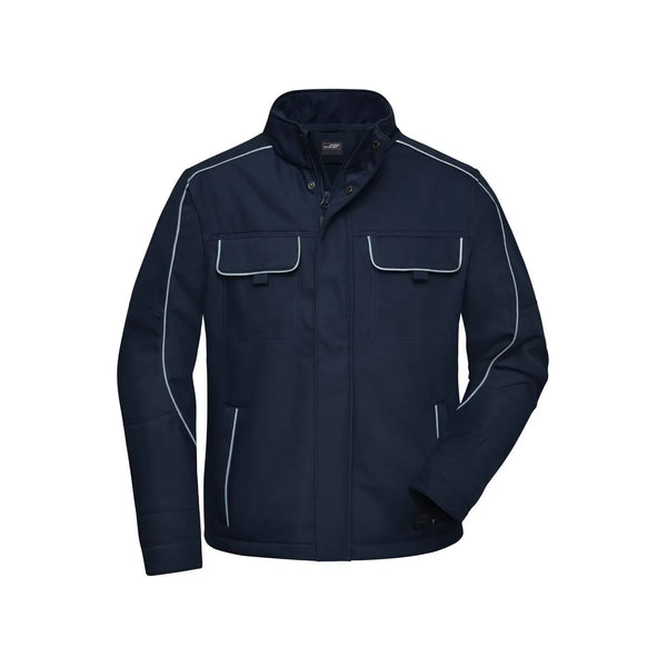 Giacca Workwear Softshell - Solid navy / XS - personalizzabile con logo