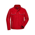Giacca Workwear Softshell - Solid rosso / XS - personalizzabile con logo