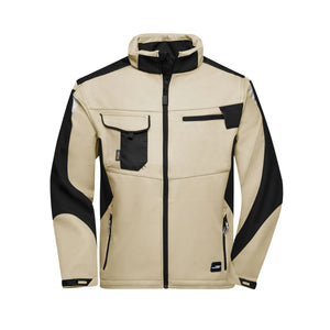 Giacca Workwear Softshell - Strong beige / XS - personalizzabile con logo