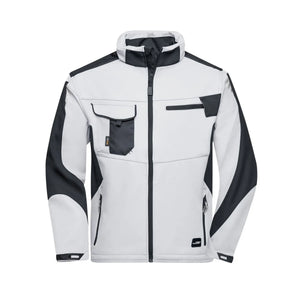 Giacca Workwear Softshell - Strong bianco / XS - personalizzabile con logo