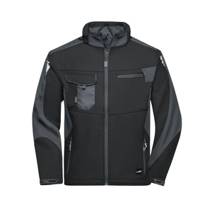 Giacca Workwear Softshell - Strong black/carbon / XS - personalizzabile con logo