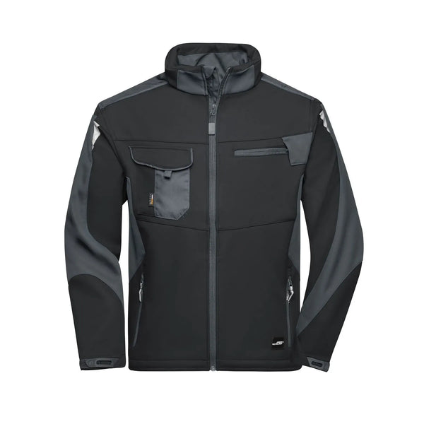 Giacca Workwear Softshell - Strong black/carbon / XS - personalizzabile con logo