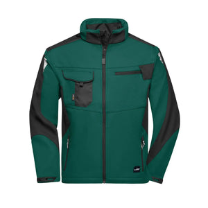 Giacca Workwear Softshell - Strong dark-green/black / XS - personalizzabile con logo