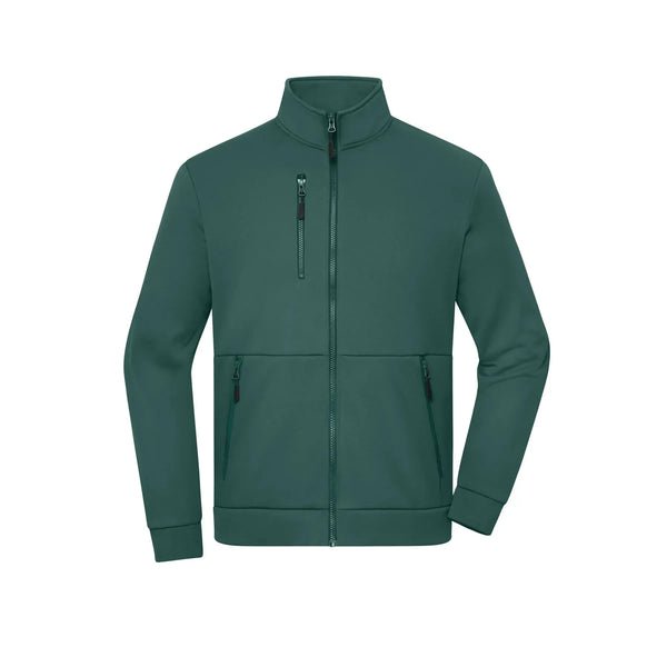 Giacca Workwear verde / XS - personalizzabile con logo