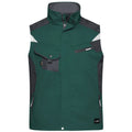 Giacca Workwear Vest - Strong dark-green/black / S - personalizzabile con logo