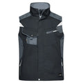 Giacca Workwear Vest - Strong nero / S - personalizzabile con logo