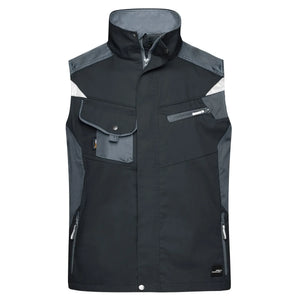 Giacca Workwear Vest - Strong nero / S - personalizzabile con logo