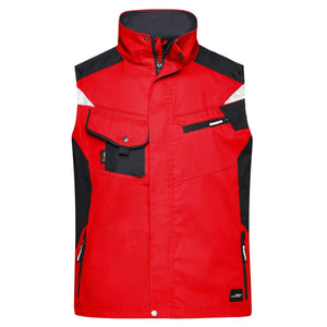 Giacca Workwear Vest - Strong rosso / S - personalizzabile con logo