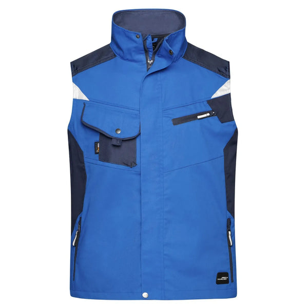 Giacca Workwear Vest - Strong royal / S - personalizzabile con logo