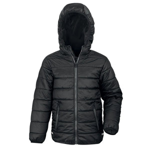 Giacca Youth Padded black / XL - personalizzabile con logo