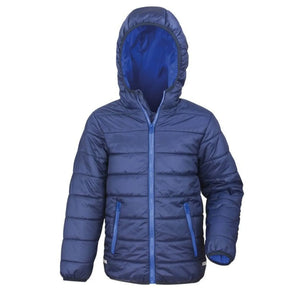 Giacca Youth Padded navy/royal / XL - personalizzabile con logo