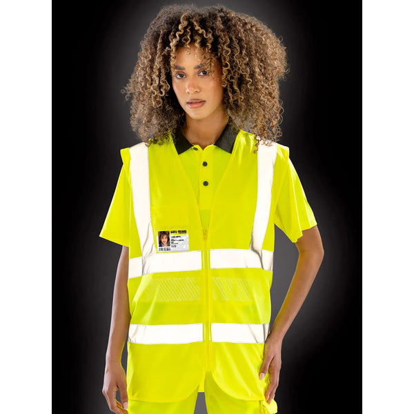 Giacca Zip Safety Tabard - personalizzabile con logo