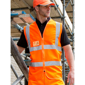 Giacca Zip Safety Tabard - personalizzabile con logo