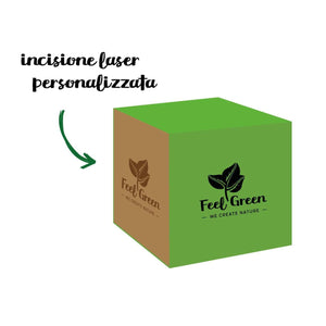 Giga Ecocube Personalizzato (7,5 cm x lato) - personalizzabile con logo