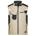 Gilet beige / XS - personalizzabile con logo