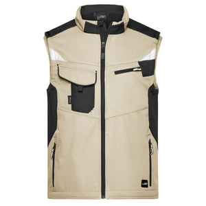 Gilet beige / XS - personalizzabile con logo