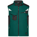 Gilet dark-green/black / XS - personalizzabile con logo