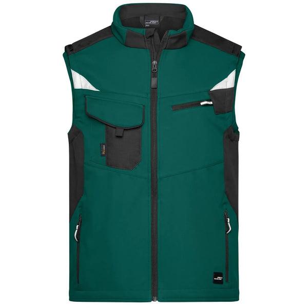 Gilet dark-green/black / XS - personalizzabile con logo