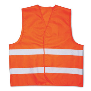 Gilet di sicurezza Arancio - personalizzabile con logo