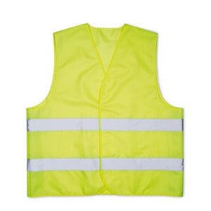 Gilet di sicurezza Giallo - personalizzabile con logo