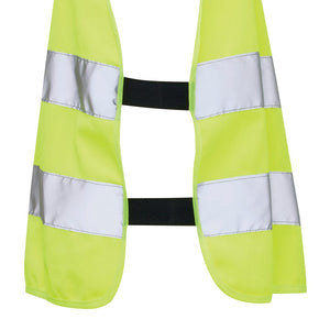 Gilet di sicurezza in PET riciclato GRS 3-6 anni giallo - personalizzabile con logo