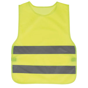 Gilet di sicurezza per bambini Giallo - personalizzabile con logo