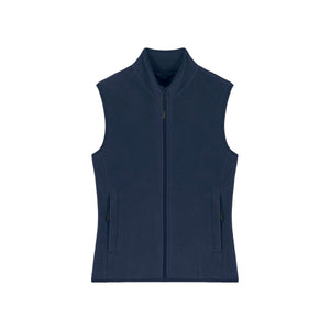 Gilet In Pile Donna Stella Quester blu navy / XS - personalizzabile con logo