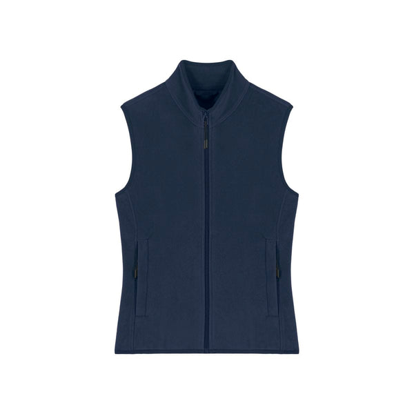 Gilet In Pile Donna Stella Quester blu navy / XS - personalizzabile con logo
