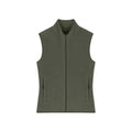 Gilet In Pile Donna Stella Quester kaki / XS - personalizzabile con logo