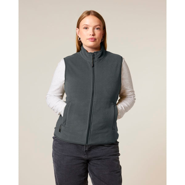 Gilet In Pile Donna Stella Quester - personalizzabile con logo