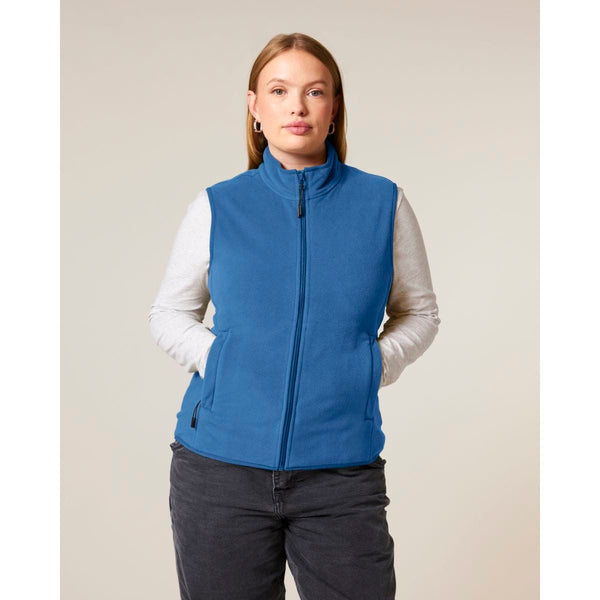 Gilet In Pile Donna Stella Quester - personalizzabile con logo