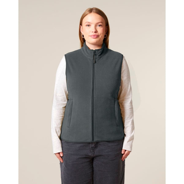 Gilet In Pile Donna Stella Quester - personalizzabile con logo