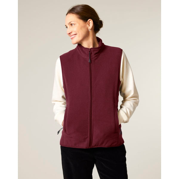 Gilet In Pile Donna Stella Quester - personalizzabile con logo