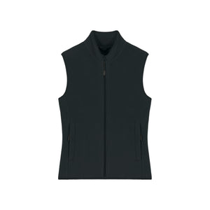 Gilet In Pile Donna Stella Quester nero / XS - personalizzabile con logo