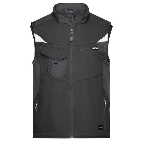 Gilet nero / XS - personalizzabile con logo
