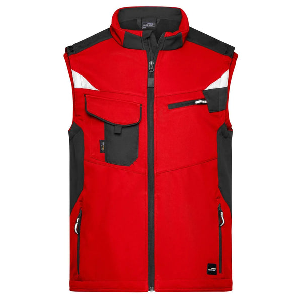 Gilet rosso / XS - personalizzabile con logo
