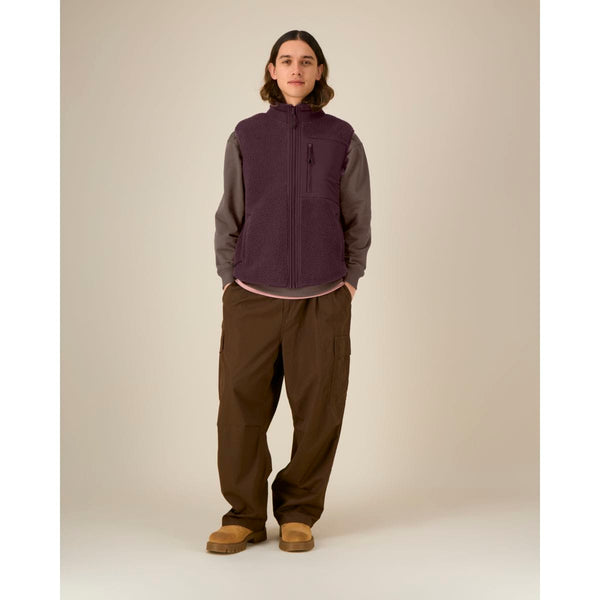 Gilet Sherpa Unisex Liner marrone / XXS - personalizzabile con logo