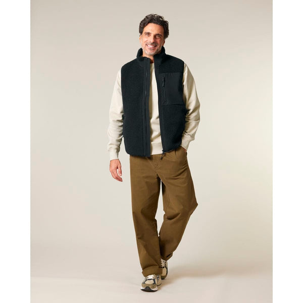 Gilet Sherpa Unisex Liner nero / XXS - personalizzabile con logo