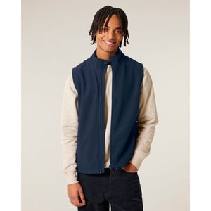 Gilet Softshell Uomo Stanley Trail Blazer blu navy / S - personalizzabile con logo