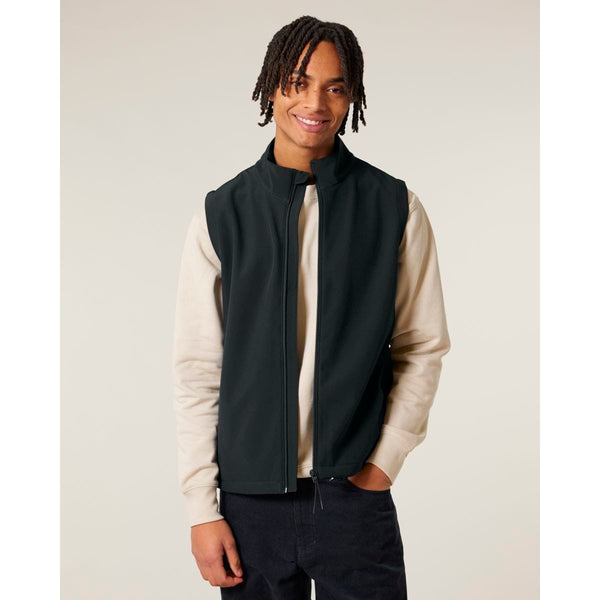 Gilet Softshell Uomo Stanley Trail Blazer nero / S - personalizzabile con logo