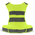 Gilet sportivo riflettente regolabile Giallo - personalizzabile con logo