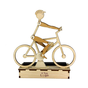 Gioco ciclista in legno - personalizzabile con logo