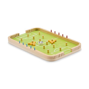 Gioco del calcio in legno natural - personalizzabile con logo