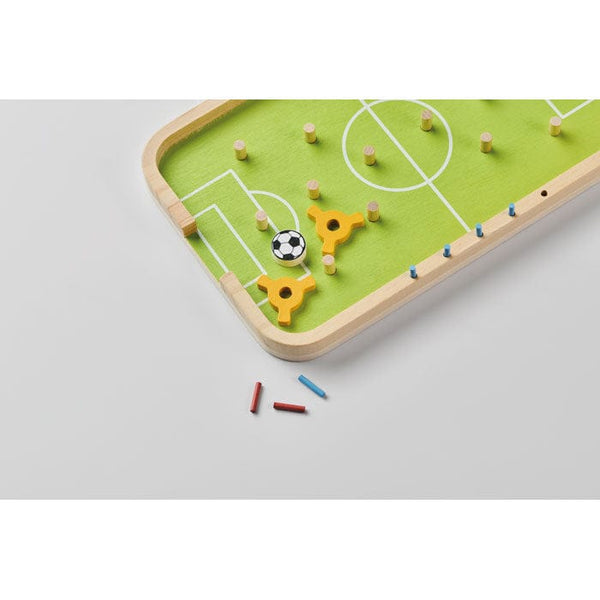 Gioco del calcio in legno natural - personalizzabile con logo