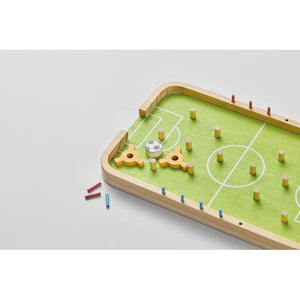 Gioco del calcio in legno natural - personalizzabile con logo
